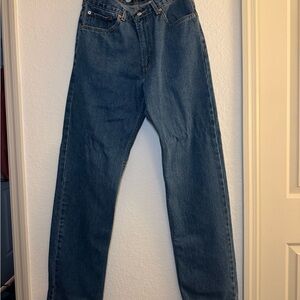 Levi's Straight Blue Jeans